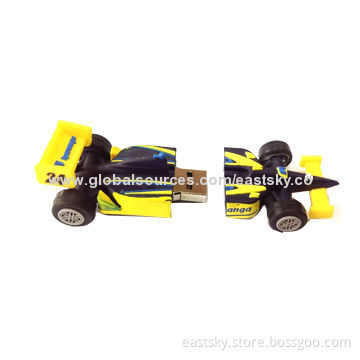 Customized Motorcycle Race-shaped USB Drive, Made of Soft PVC Material, OEM Orders are WelcomeNew